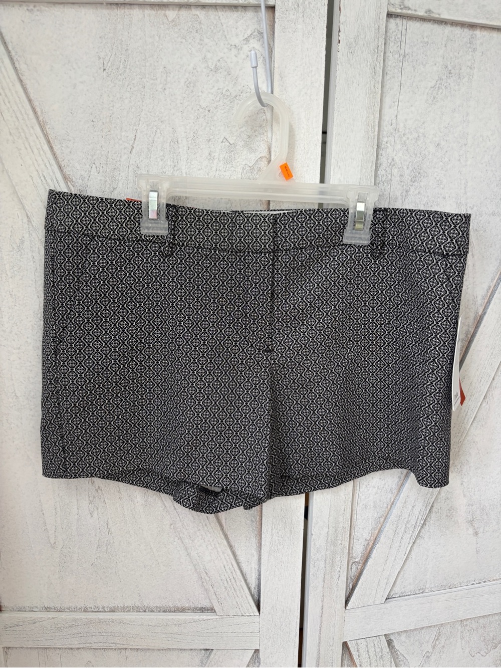 Dalia Collection High Waisted Midi Short Women’s 10 Black & White New With Tag